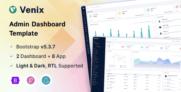 Venix – Bootstrap 5 Admin Dashboard Template Venix – Bootstrap 5 Admin Dashboard Template