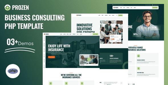 Prozen – Business Consulting PHP Template Prozen – Business Consulting PHP Template