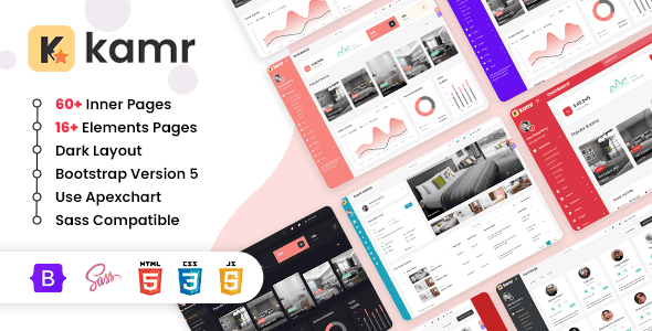 Kamr | Bootstrap 5 Hotel Admin Dashboard Template Kamr | Bootstrap 5 Hotel Admin Dashboard Template