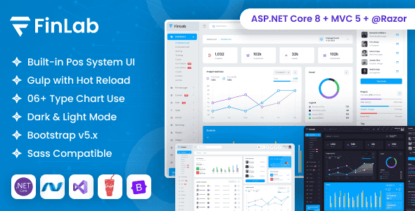 Finlab – ASP.NET Core & MVC Crypto Trading Admin Dashboard Template Finlab – ASP.NET Core & MVC Crypto Trading Admin Dashboard Template