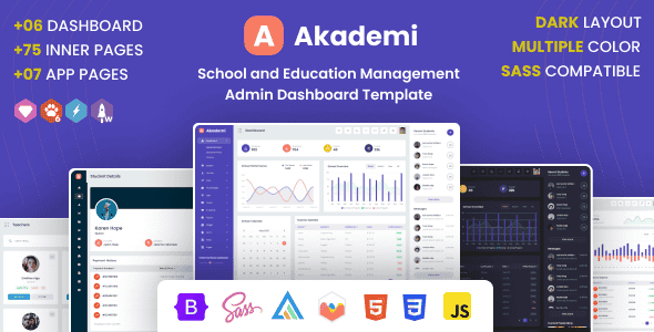 Akademi : Bootstrap School and Education Management Admin Dashboard Template Akademi : Bootstrap School and Education Management Admin Dashboard Template