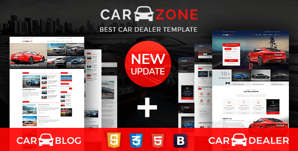 CarZone – A Complete Car Dealer HTML Wire-Frame CarZone – A Complete Car Dealer HTML Wire-Frame