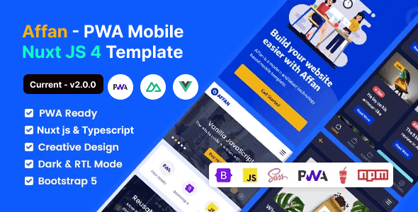 Affan – PWA Mobile Template | Nuxt.js 4 App & Mobile Web Template Affan – PWA Mobile Template | Nuxt.js 4 App & Mobile Web Template