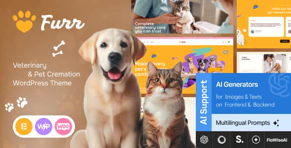Furr – Veterinary & Pet Shop WordPress Theme Furr – Veterinary & Pet Shop WordPress Theme