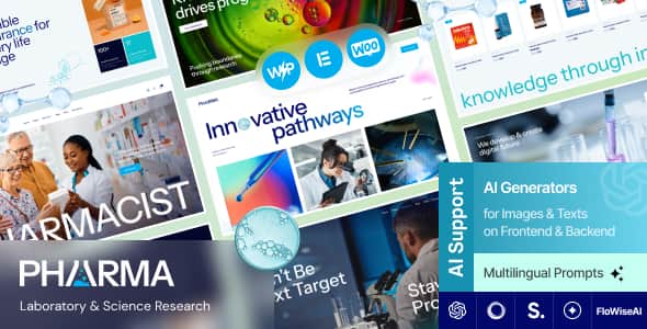 Pharma – Laboratory & Science Research WordPress Theme Pharma – Laboratory & Science Research WordPress Theme