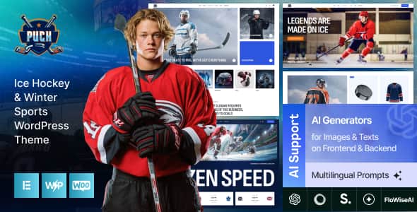 Puck – Ice Hockey & Winter Sports WordPress Theme Puck – Ice Hockey & Winter Sports WordPress Theme