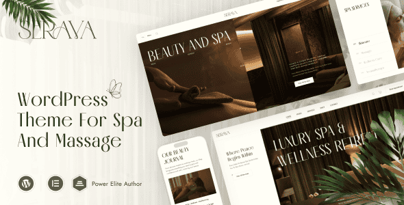 Serava – Spa & Massage Salon Beauty Theme Serava – Spa & Massage Salon Beauty Theme