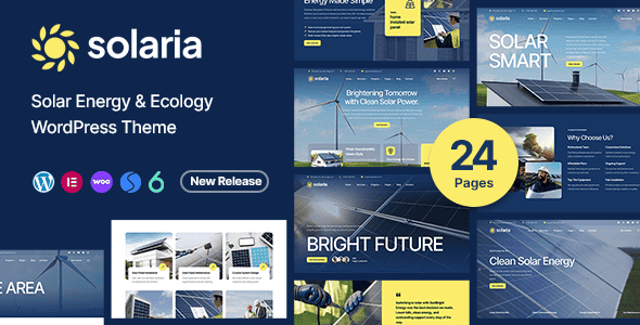 Solaria – Solar Energy & Ecology WordPress Theme Solaria – Solar Energy & Ecology WordPress Theme