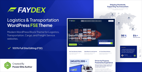 Faydex – Logistics and Transportation Gutenverse FSE WordPress Block Theme Faydex – Logistics and Transportation Gutenverse FSE WordPress Block Theme