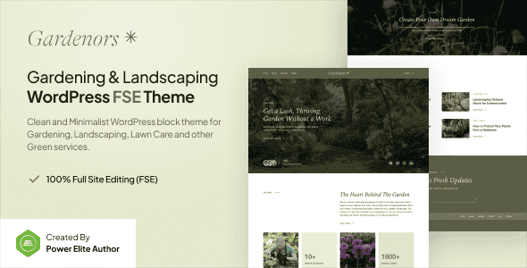 Gardenors – Gardening & Landscaping Gutenverse FSE WordPress Block Theme Gardenors – Gardening & Landscaping Gutenverse FSE WordPress Block Theme