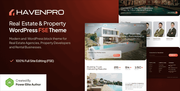 Havenpro – Real Estate Agency & Property Gutenverse FSE WordPress Block Theme Havenpro – Real Estate Agency & Property Gutenverse FSE WordPress Block Theme