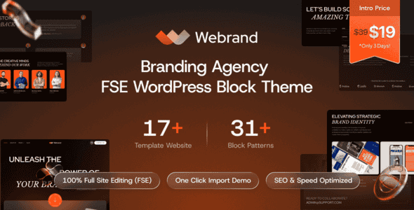 Webrand – Branding Agency Gutenverse FSE WordPress Block Theme Webrand – Branding Agency Gutenverse FSE WordPress Block Theme